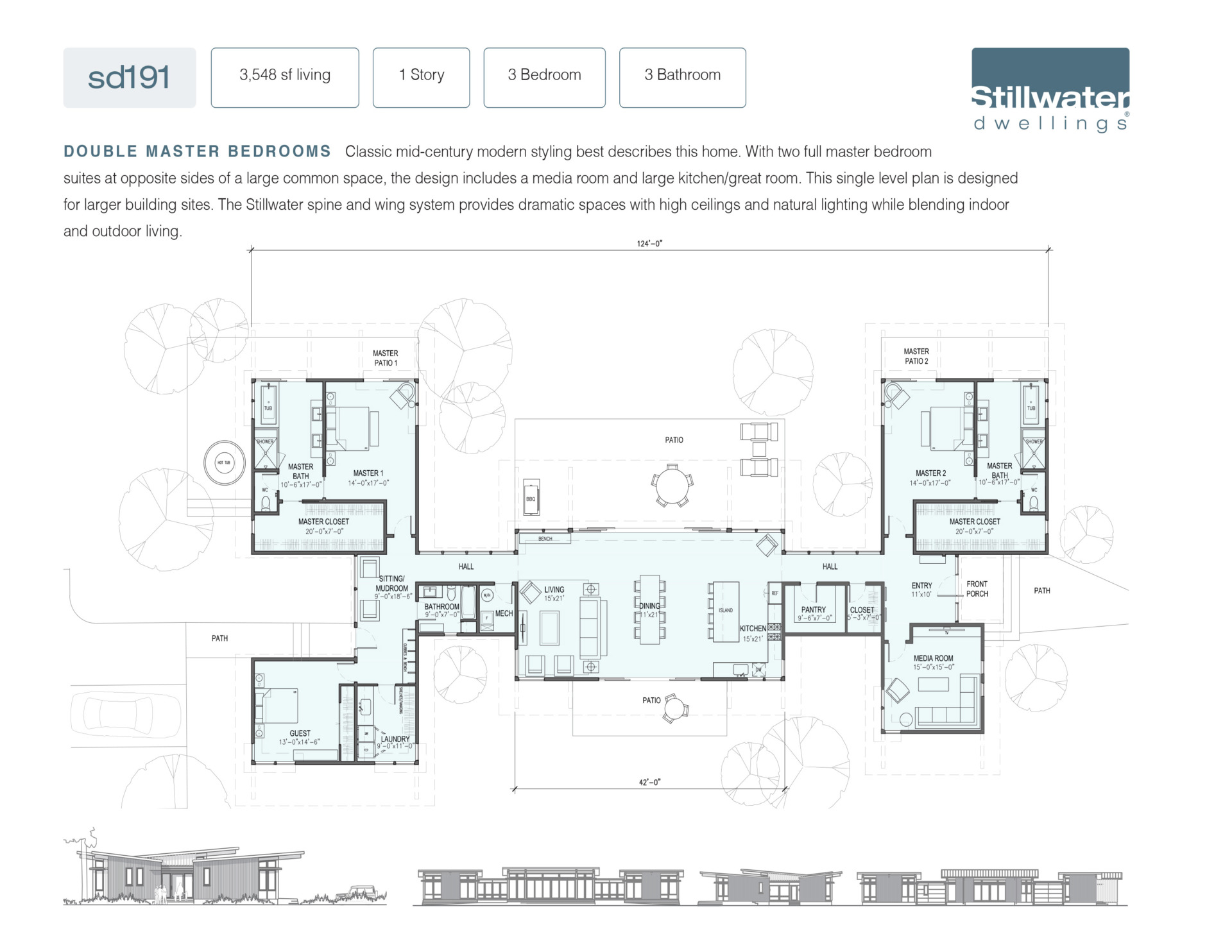 House Plans With Two Master Suites One Story (see description) - YouTube